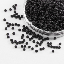 Бисер 30110 Чешский Preciosa 10/0, Прозрачный матовый TM, Синий, Круглый, (УТ0026303)