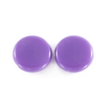 Бусины Акрил Круглые Плоские, Цвет: Сиреневый, Диаметр: 14мм, Толщина: 5мм, Отверстие 1мм, около 65шт/50г, (УТ0027475)