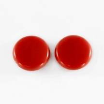 Бусины Акрил Круглые Плоские, Цвет: Красный темный, Диаметр: 14мм, Толщина: 5мм, Отверстие 1мм, около 65шт/50г, (УТ0027476)