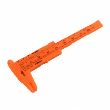 Штангенциркуль Пластиковий, для вимірювань, Колір: Помаранчевий, Розмір: 10.5х4.4х0.5 см, (УТ0027953)