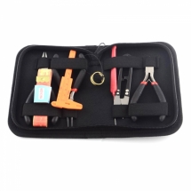 Набор Ювелирных Инструментов 8шт, Плоскогубцы, Круглогубцы, Бокорезы, Ножницы, Сантиметр, Штангенциркуль и др., Размер: 155х115х35 мм, (УТ0027948)