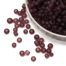 Бисер Китайский 12/0, Матовый (FC), Цвет: Фиолетовый M16, Круглый, (УТ0028090)