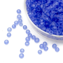 Бисер Китайский 12/0, Матовый (FC), Цвет: Синий M6, Круглый, (УТ0028083)
