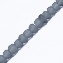 Бисер Китайский 12/0, Матовый (FC), Цвет: Серый M12, Круглый, (УТ0028088)