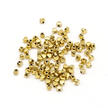 Бусины-Разделители Сердце из Сплава, Античное Золото, 3.5х4х3мм, Отверстие 1.5мм, (УТ0028694)