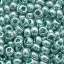 Бисер 18165 Чешский Preciosa 10/0, Солгель Металлик CSM, Зеленый, Круглый, (УТ0030126)