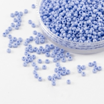 Бісер 03131 Чеський Preciosa 10/0, Солгель Пофарбований SDC, Блакитний, Круглий, (УТ0031099)