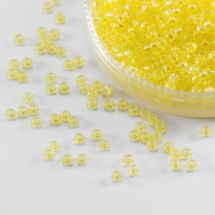 Бисер 08186 Чешский Preciosa 10/0, Солгель Окрашенный SDC, Желтый, Круглый, (УТ0031104)