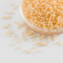 Бисер 17292 Чешский Preciosa 10/0, Алебастр Цветной DA, Персиковый, Круглый, (УТ0031110)