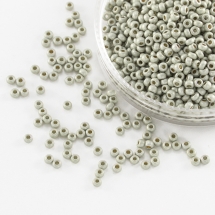 Бісер 18503 Чеський Preciosa 10/0, Металік Матовий CTMM, Сірий, Круглий, (УТ0031116)