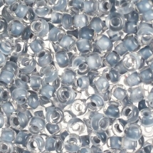 Бисер 38342 Чешский Preciosa 10/0, Прозрачный Окраска из Середины CTC, Серый, Круглый, (УТ0031127)