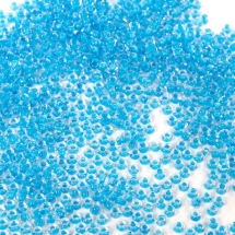 Бисер 38365 Чешский Preciosa 10/0, Прозрачный Окраска из Середины CTC, Голубой, Круглый, (УТ100005090)