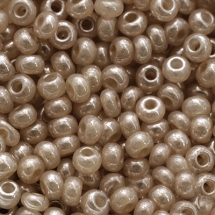 Бисер 17783 Чешский Preciosa 10/0, Алебастр Жемчужный ALTCL, Коричневый, Круглый, (УТ100005102)