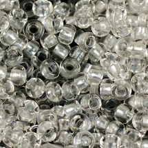 Бисер 38249 Чешский Preciosa 10/0, Прозрачный Окраска из Середины CTC, Серый, Круглый, (УТ100005103)