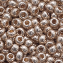 Бисер 18112 Чешский Preciosa 10/0, Солгель Металлик CSM, Коричневый, Круглый, (УТ100005107)