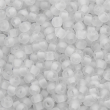 Бисер 38302 Чешский Preciosa 10/0, Матовый Окраска из Середины CTCM, Белый, Круглый, (УТ100005076)
