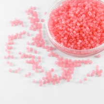 Бисер 02291 Чешский Preciosa 10/0, Алебастр Цветной DA, Розовый, Круглый, (УТ100005078)