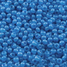 Бисер 17336 Чешский Preciosa 10/0, Алебастр Жемчужный ALTCL, Синий, Круглый, (УТ100005249)