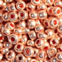 Бисер 18589 Чешский Preciosa 10/0, Солгель Металлик CSM, Медный, Круглый, (УТ100005252)