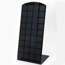 Подставка для Сережек, Оргстекло, Черный, Размер: Высота 19.5см, Ширина 9см, Толщина 5.5см, (УТ100005729)