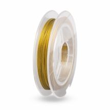 Тросик Ювелірний Ланка Сталь, Золотистий, 0.45мм, близько 10м/котушка, (УТ100005499)