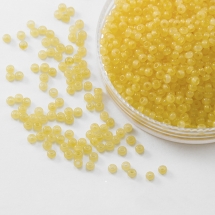Бісер 02151 Чеський Preciosa 10/0, Алебастр Кольоровий DA, Жовтий, Круглий, (УТ100006632)
