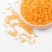 Бисер 02183 Чешский Preciosa 10/0, Алебастр Цветной DA, Желтый, Круглый, (УТ100006635)