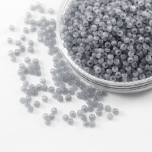 Бисер 02241 Чешский Preciosa 10/0, Алебастр Цветной DA, Серый, Круглый, (УТ100006639)