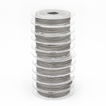 Тросик Ювелирный Нержавеющая Сталь 0.38мм/10м, Стальной Цвет, 0.38мм, 10 катушек/набор, около 10м/катушка, (УТ100005509)