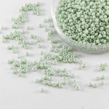 Бісер 03162 Чеський Preciosa 10/0, Алебастр Кольоровий DA, Зелений, Круглий, (УТ100006647)