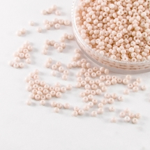 Бісер 03211 Чеський Preciosa 10/0, Алебастр Кольоровий DA, Персиковий, Круглий, (УТ100006648)