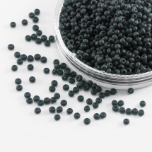 Бисер 50290 Чешский Preciosa 10/0, Прозрачный матовый TM, Зеленый, Круглый, (УТ100006667)