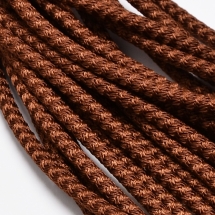 Шнур Поліестер, з гумовою основою, Коричневий, 5мм, (УТ100005641)