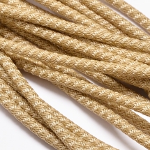 Шнур Поліестер, з гумовою основою, Бежевий, 5мм, (УТ100005642)