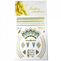 Временные татуировки на тело, Цвет: Разноцветный, Размер: 13~130x5~22мм, (УТ100005892)