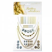 Временные татуировки на тело, Цвет: Разноцветный, Размер: 15~115x1~116мм, (УТ100005893)