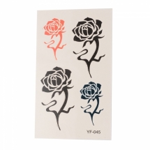 Временные татуировки на тело, Цвет: Микс, Размер: 34~50x18~25мм, (УТ100006261)