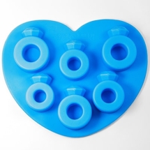 Силиконовая форма, Кольцо, Цвет: Голубой, Размер: 140x110x15.5мм, (УТ100005842)