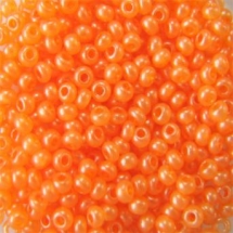 Бісер 17992 Чеський Preciosa 10/0, Природний непрозорий NO, Помаранчевий, Круглий, (УТ100007316)