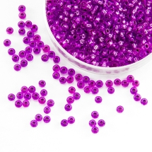 Бисер 18228 Чешский Preciosa 10/0, Кристалл Прозрачный CTCLS, Малиновый, Круглый, (УТ100007319)