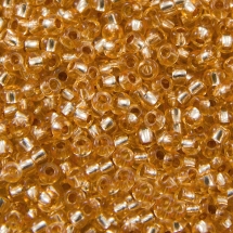 Бісер 18288 Чеський Preciosa 10/0, Кристал Прозорий CTCLS, Помаранчевий, Круглий, (УТ100007323)