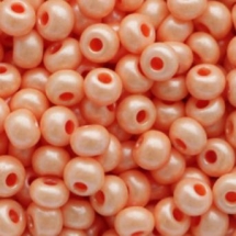 Бисер 46389 Чешский Preciosa 10/0, Жемчужный S, Персиковый, Круглый, (УТ100007328)