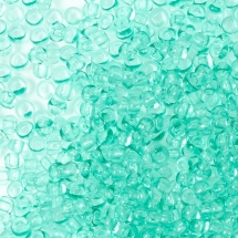 Бисер 01264 Чешский Preciosa 10/0, Прозрачный Солгель Окрашенный CSD, Зеленый, Круглый, (УТ100007353)