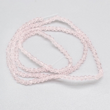 Бусины Австрийский Хрусталь, Имитация, Стекло, Граненые Биконус, Цвет: Розовый, Размер: 2х3мм, Отв-тие: 0.5мм, около 190шт/40см/нить, (УТ100006915)