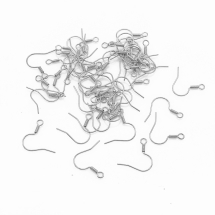 Швензы Крючок, Латунь, Цвет: Платина, Размер: 17мм, (УТ100006764)