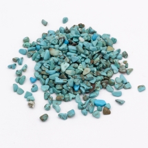Бусины Синтетическая Бирюза, Крошка, Цвет: Синий, Размер: 2~8x2~4мм, Без Отверстия, (УТ100008162)