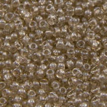 Бисер 48042 Чешский Preciosa 10/0, Кристалл Прозрачный CTCLS, Бронзовый, Круглый, (УТ100008432)