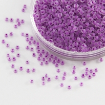 Бисер 38328 Чешский Preciosa 10/0, Прозрачный матовый TM, Фиолетовый, Круглый, (УТ100008434)