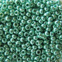 Бісер 18558 Чеський Preciosa 10/0, Солгель Металік CSM, Зелений, Круглий, (УТ100008773)