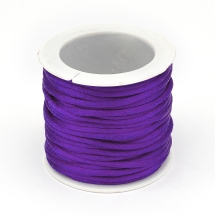 Шнур Нейлоновий Плетений круглий, Колір: Ліловий, Товщина 2 мм, близько 10м / зв'язка (УТ100009858)